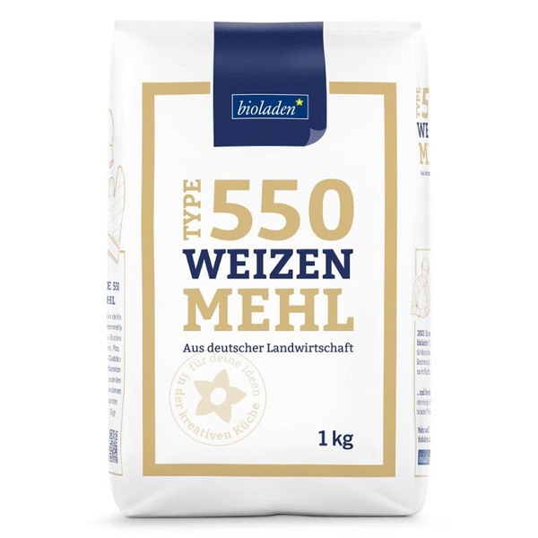 Produktfoto zu Weizenmehl 550, 1 kg
