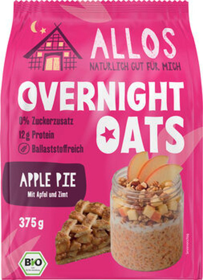 Produktfoto zu Overnight Oats Apple Pie, 375 g