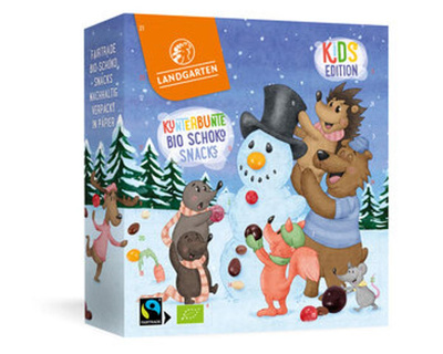 Produktfoto zu Adventskalender Kids - Kunterbunte Schoko Snacks, 380 g