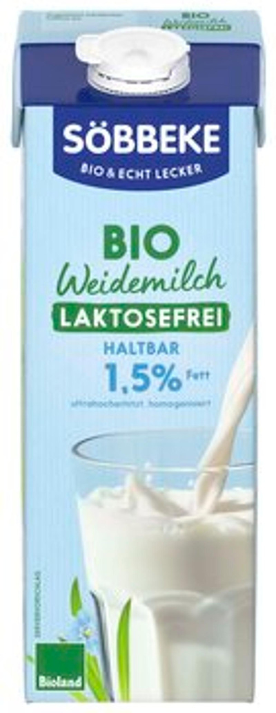 Produktfoto zu H-Kuhmilch fettarm 1,5 % laktosefrei, 1 l