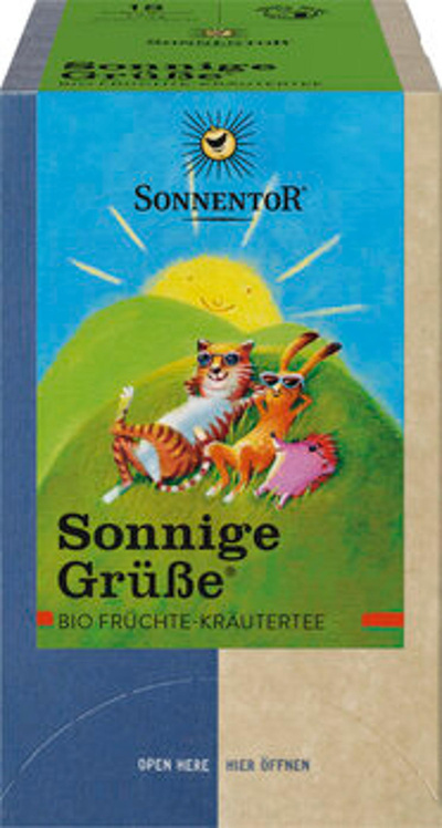 Produktfoto zu Sonnige Grüße Teemischung, 18 TB
