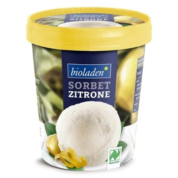 Produktfoto zu Zitronensorbet, 500 ml