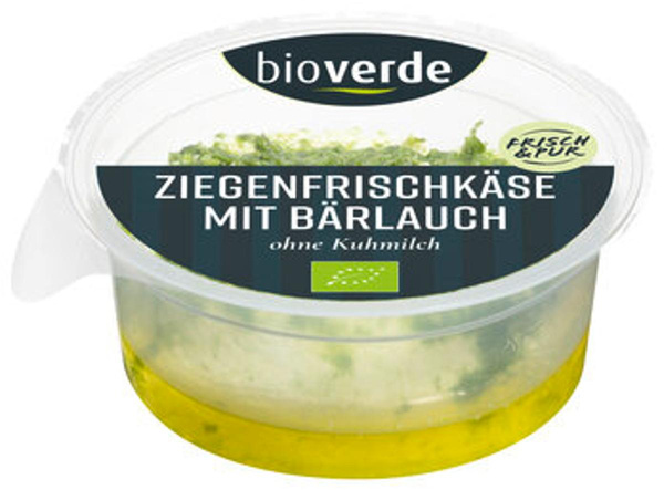 Produktfoto zu Ziegen Frischkäse Bärlauch, 100 g
