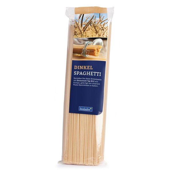 Produktfoto zu Dinkel Spaghetti hell, 500 g