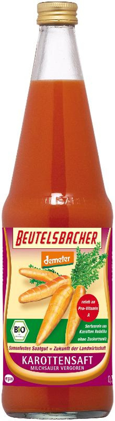 Produktfoto zu Karottensaft Rodelika milchsauer, 6x0,7 l