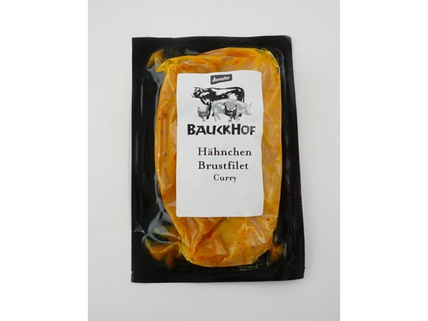 Produktfoto zu Hähnchenbrustfilet Curry, 0,3 kg (2 Stück)
