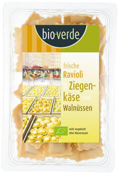 Produktfoto zu Frische Ravioli mit Ziegenkäse und Walnüssen, 250 g