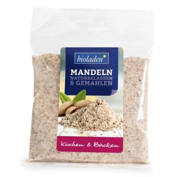 Produktfoto zu Mandeln natur gemahlen, 100 g - 20% reduziert, da MHD 15.09.2026