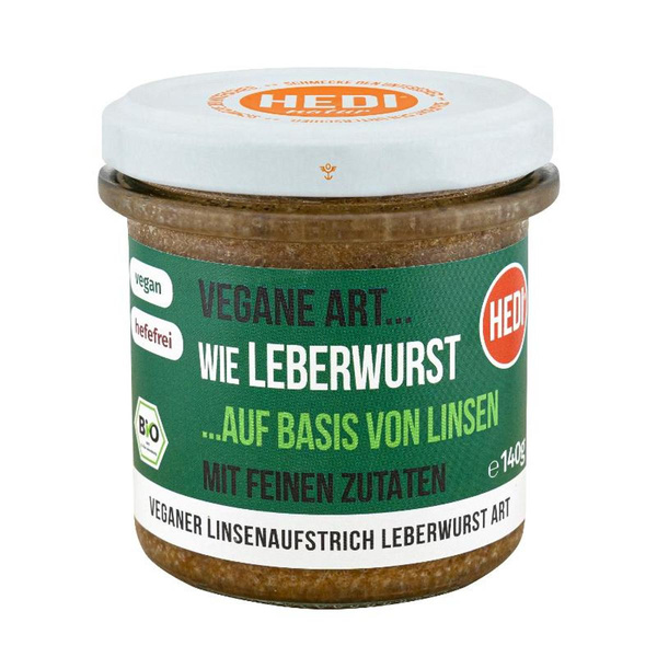 Produktfoto zu Vegane Art Leberwurst aus Linsen, 140 g