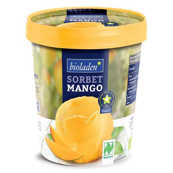 Produktfoto zu Mangosorbet, 500 ml