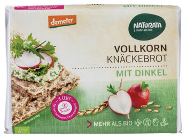 Produktfoto zu Vollkorn-Knäckebrot mit Dinkel, 250 g