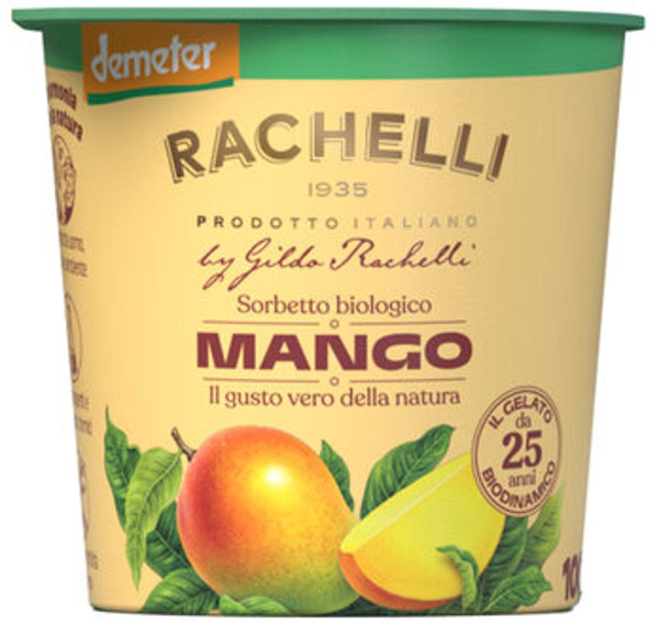Produktfoto zu Eisbecher Mangosorbet, 125 ml