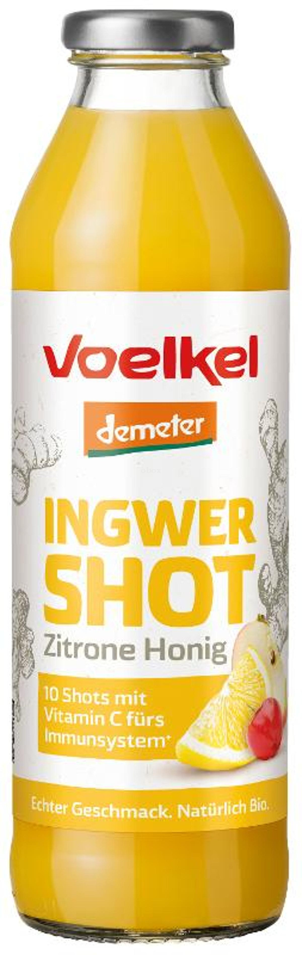 Produktfoto zu Ingwer Shot Zitrone Honig , 0,5 l