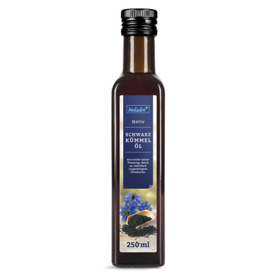 Produktfoto zu Schwarzkümmelöl, 250 ml - 30% reduziert, da MHD 09.2026