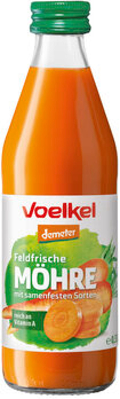 Produktfoto zu Möhrensaft feldfrisch, 0,33 l