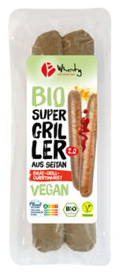Produktfoto zu Wheaty Super Griller 2.0, 180 g (2 Stück)