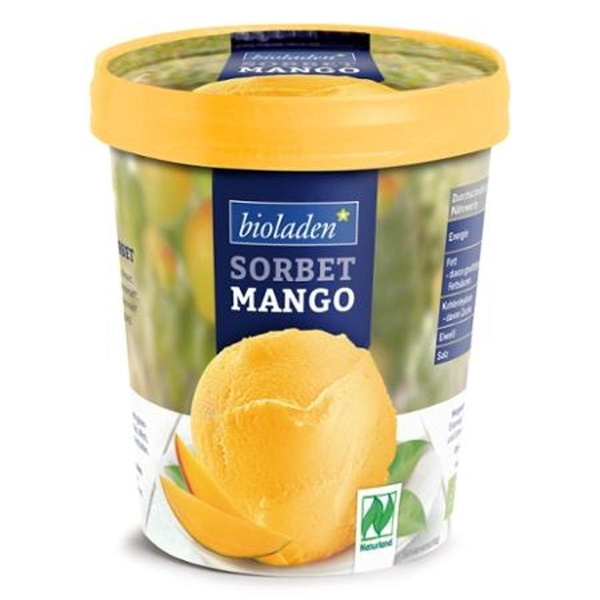Produktfoto zu Mangosorbet, 500 ml