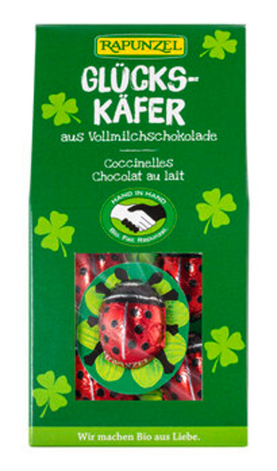Produktfoto zu Glückskäfer aus Vollmilchschokolade, 100 g