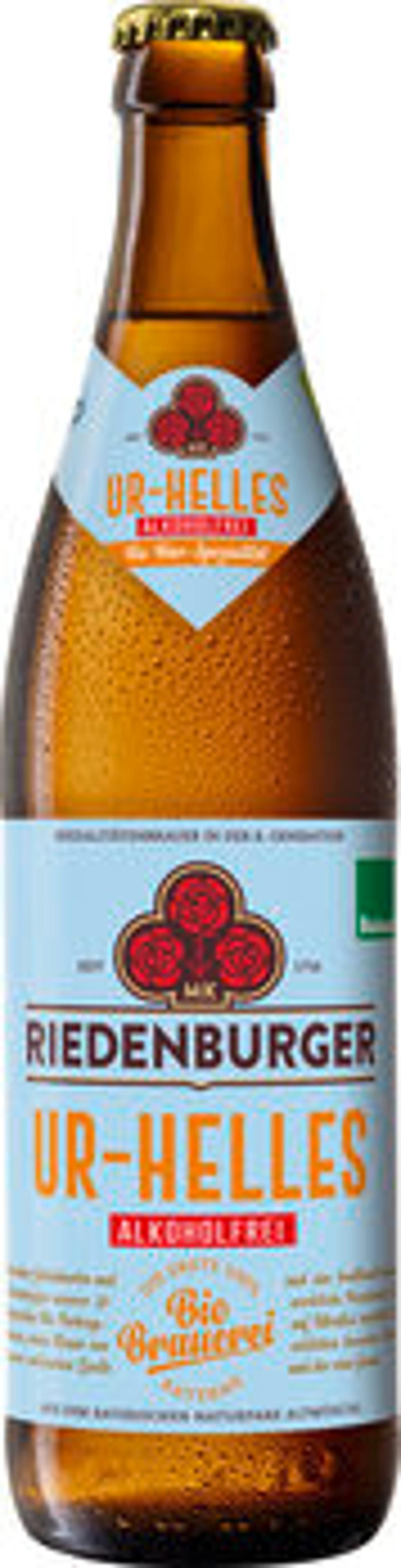 Produktfoto zu Riedenburger Ur Helles alkoholfrei, 10x0,5 l