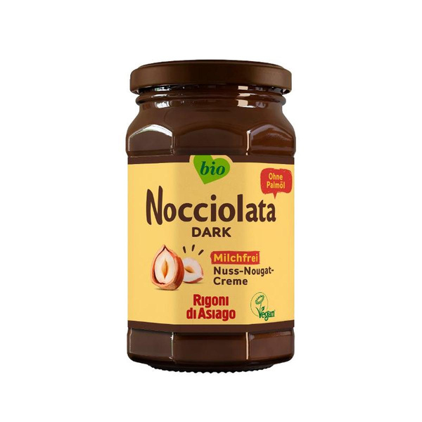 Produktfoto zu Nocciolata Nuss Nougat milchfrei, 250 g