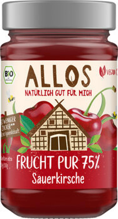 Produktfoto zu Frucht Pur Sauerkirsche, 250 g