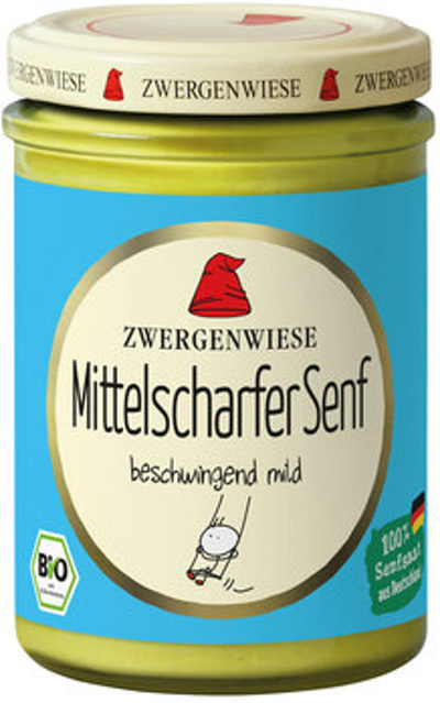 Produktfoto zu Mittelscharfer Senf, 160 ml