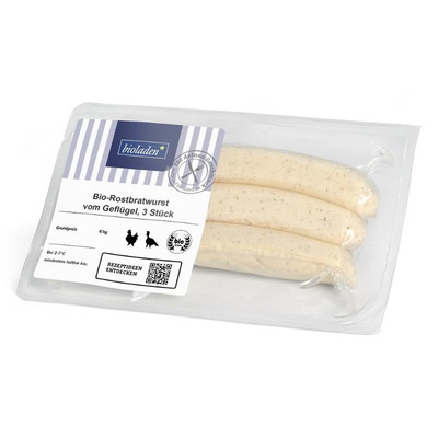 Produktfoto zu Rostbratwurst Geflügel, 150 g (3 Stück)