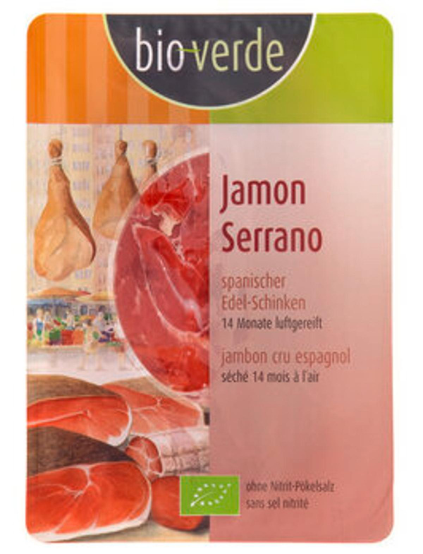Produktfoto zu Jamon Serrano Schinken, 80 g