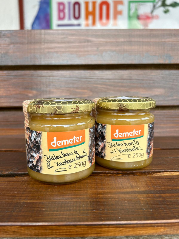 Produktfoto zu Blütenhonig mit Kastanie, 250 g