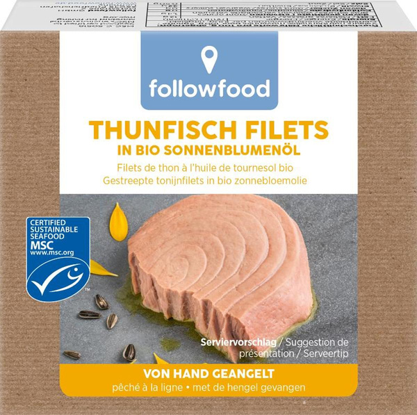 Produktfoto zu Thunfisch in Sonnenblumenöl, 185 g