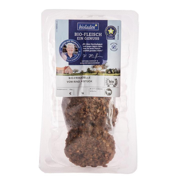 Produktfoto zu Frikadelle vom Rind, 4 Stück (ca. 0,34 kg)
