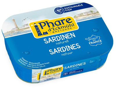 Produktfoto zu Sardinen Naturell, 135 g