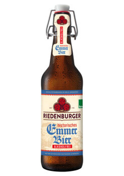 Produktfoto zu Riedenburger Emmerbier alkoholfrei, 20x0,5 l