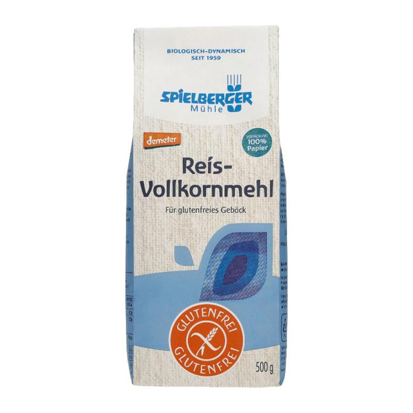 Produktfoto zu Reis-Vollkornmehl, 500 g