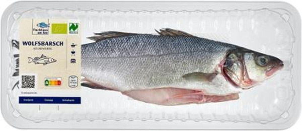 Produktfoto zu Wolfsbarsch ganz, ca. 400 g