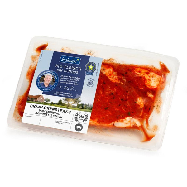 Produktfoto zu Schweine-Nackensteak gewürzt, 2 Stück, ca. 0,3 kg