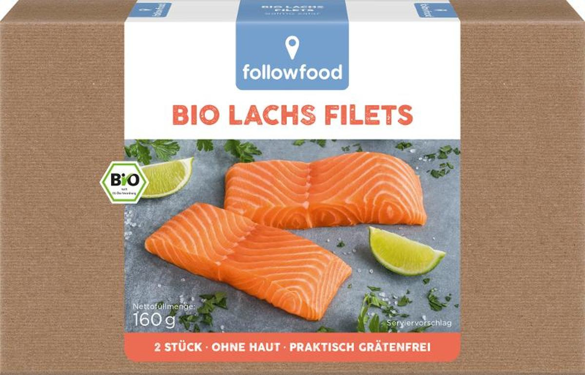 TK-Lachs Filets ohne Haut, 160 g (2 Stück)