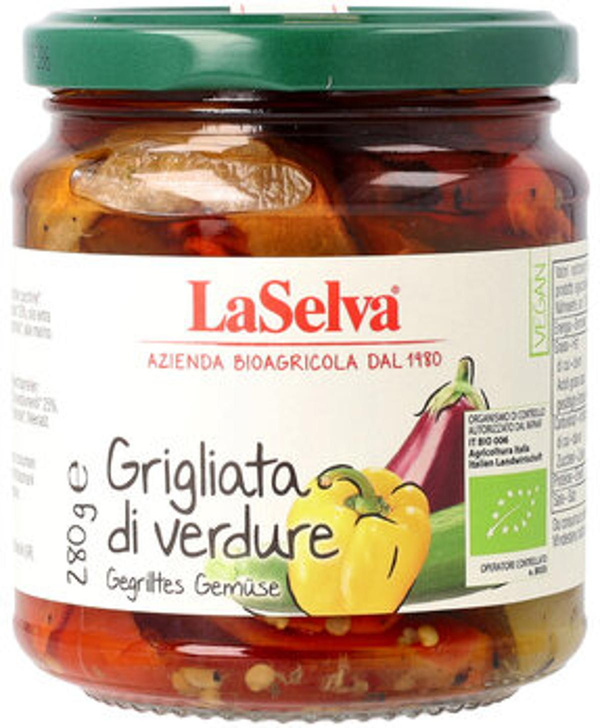 Produktfoto zu gegrilltes Gemüse in Öl, 280 g
