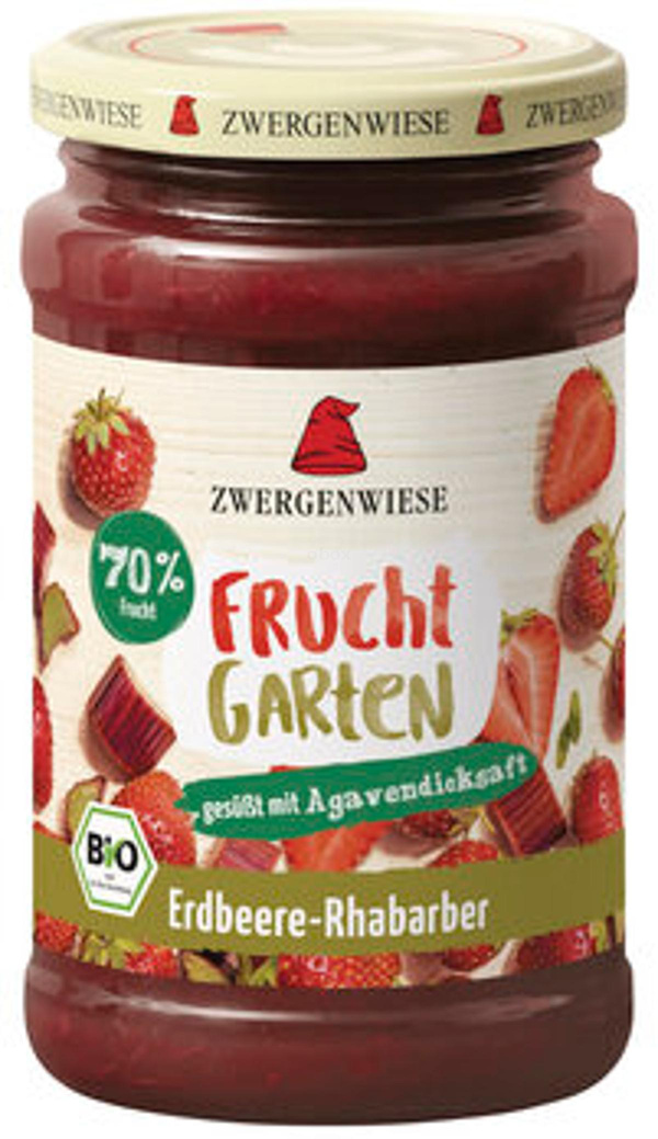 Produktfoto zu Erdbeer-Rhabarber FruchtGarten, 225 g