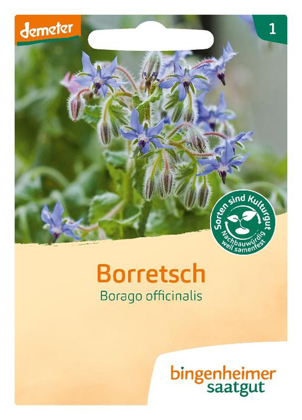Produktfoto zu Saatgut Kräuter Borretsch