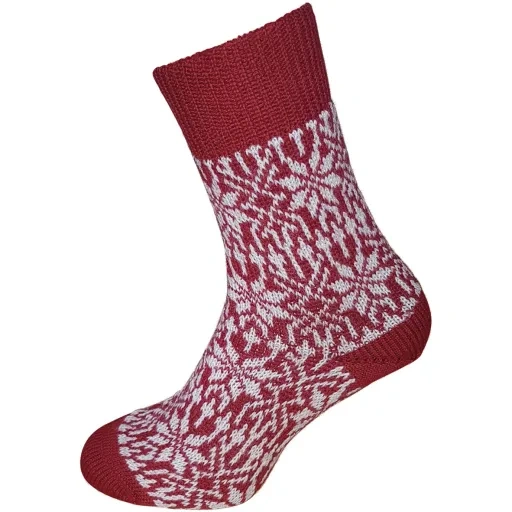 Produktfoto zu Norweger Sternsocke rot 40-41