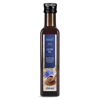 Produktfoto zu Leinöl nativ, 250 ml - 10% reduziert, da MHD 10.2026