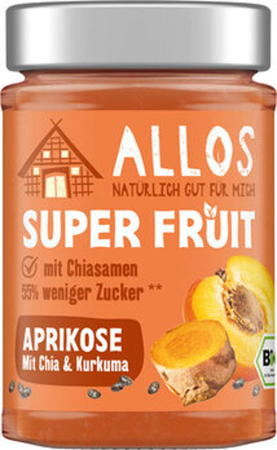 Produktfoto zu Super Fruit Fruchtaufstrich Aprikose, 200 g