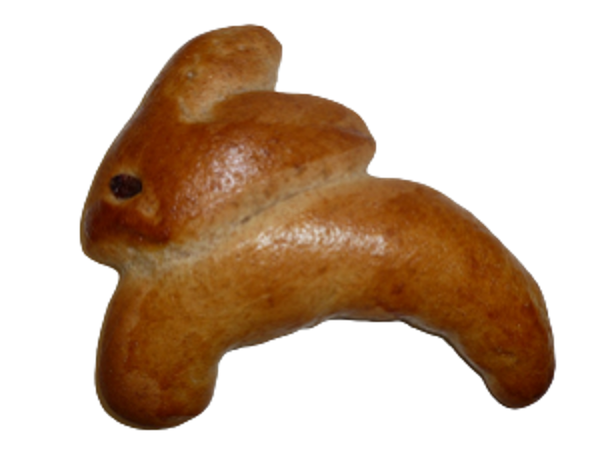 Produktfoto zu Hefe-Osterhase - Fasanenbrot