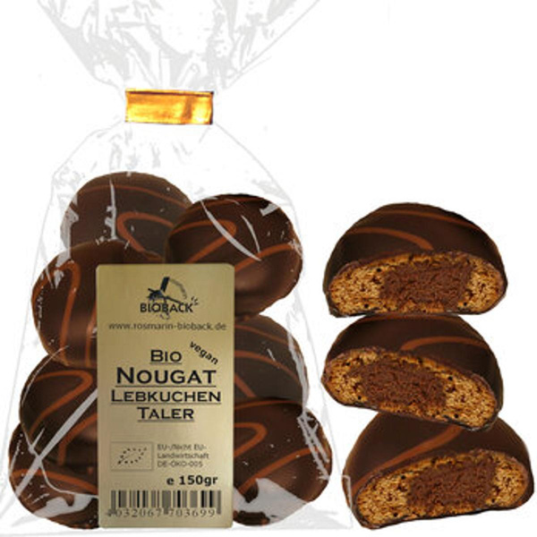 Produktfoto zu Nougat Lebkuchen Taler, 150 g