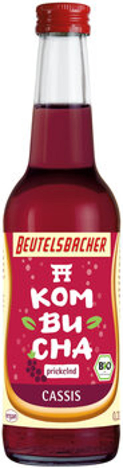 Produktfoto zu Kombucha Cassis, 0,33 l - 10% reduziert, da MHD 10.2026
