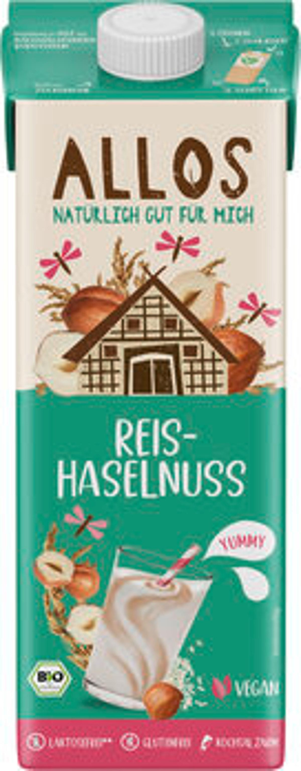 Produktfoto zu Reis-Haselnuss Drink, 1 l