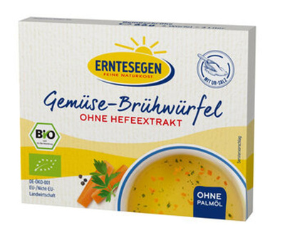 Produktfoto zu Gemüsebrühwürfel hefefrei, 6 Würfel