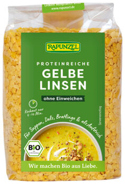 Produktfoto zu Linsen gelb, 500 g