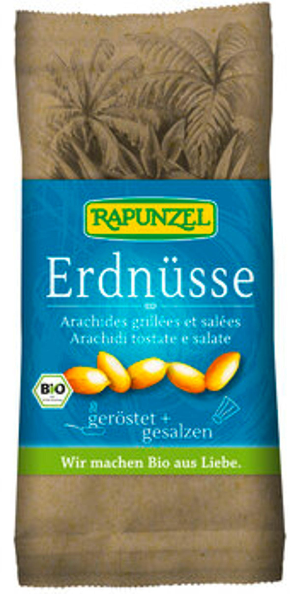 Produktfoto zu Erdnüsse geröstet und gesalzen, 75 g